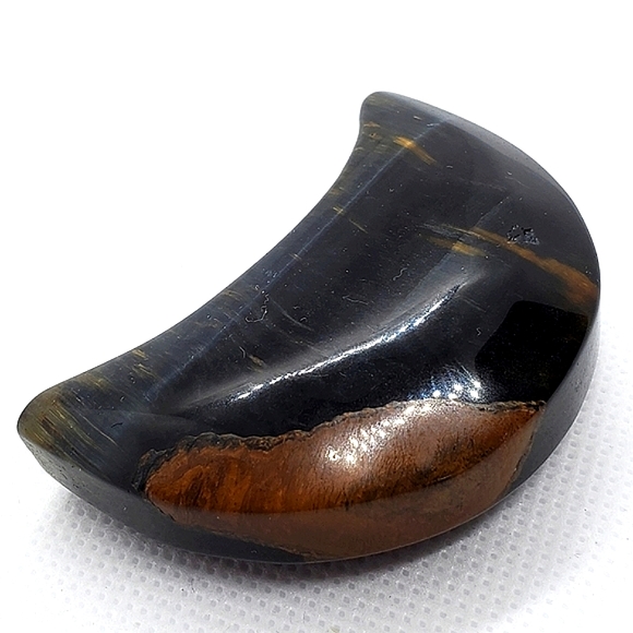 Tiger Eye Multi Colored Yellow, Dark Blue Beautiful Crystal Gemstone 61g - Picture 15 of 16